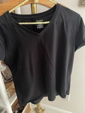 Womens Black Tee - Tek Gear - XL